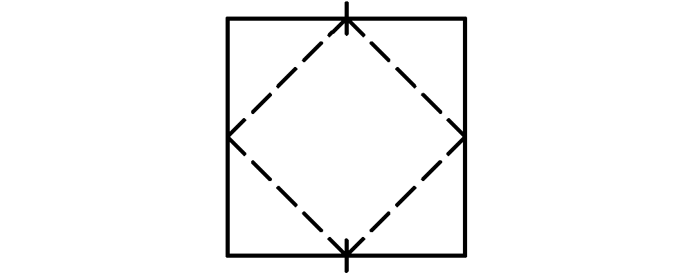 建具図面記号一覧-縦軸回転窓