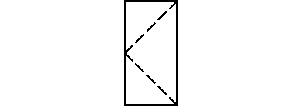 建具図面記号一覧-片開き