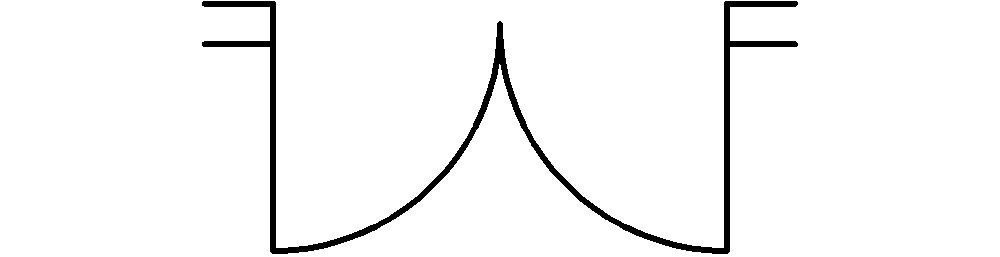 建具図面記号一覧-両開き扉