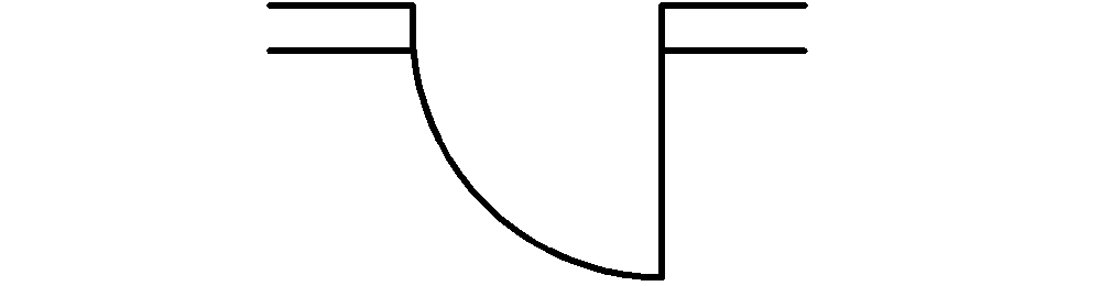 建具図面記号一覧-片開き扉