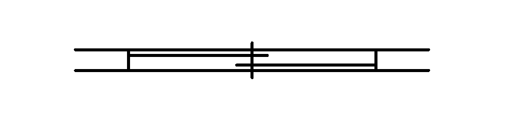 建具図面記号一覧-引違い窓