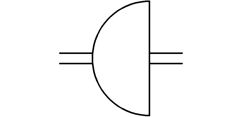 建具図面記号一覧-自由開き扉（片開き）